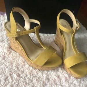 MICHAEL Shanoon Sandals-Shoes Wedge WOMEN Size 7
